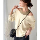 【mily bilet】洗練されたレイヤードスタイル！プレート使い異素材ニットレ… | Classical Elf  | 詳細画像6 