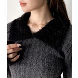 【mily bilet】可愛さ、ふわり2倍増し◎配色ファー衿リブニットプルオーバ… | Classical Elf  | 詳細画像21 