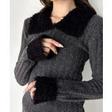 【mily bilet】可愛さ、ふわり2倍増し◎配色ファー衿リブニットプルオーバ… | Classical Elf  | 詳細画像22 