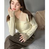 【mily bilet】可愛さ、ふわり2倍増し◎配色ファー衿リブニットプルオーバ… | Classical Elf  | 詳細画像2 