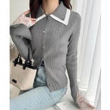 【mily bilet】ダブル襟ニットプルオーバー | Classical Elf  | 詳細画像9 