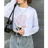 ホワイト | 【mily bilet】 ハートが映える♪大人カジュアルMIX◎ハートグラフィッ… | Classical Elf 