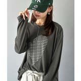 チャコールグレー | 【mily bilet】 ハートが映える♪大人カジュアルMIX◎ハートグラフィッ… | Classical Elf 