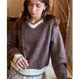 ブラウン | 【mily bilet】上品に、可愛く。大人の抜け感を演出する。スリット見せロゴ… | Classical Elf 