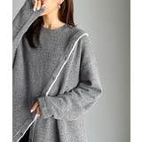 【mily bilet】秋冬もヘルシーに肌見せ！ふわもち肩見せ斜め切り替え２WA… | Classical Elf  | 詳細画像12 