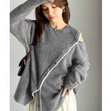 【mily bilet】秋冬もヘルシーに肌見せ！ふわもち肩見せ斜め切り替え２WA… | Classical Elf  | 詳細画像13 