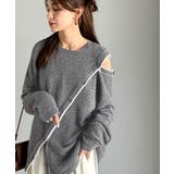 【mily bilet】秋冬もヘルシーに肌見せ！ふわもち肩見せ斜め切り替え２WA… | Classical Elf  | 詳細画像16 