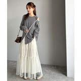 【mily bilet】秋冬もヘルシーに肌見せ！ふわもち肩見せ斜め切り替え２WA… | Classical Elf  | 詳細画像18 