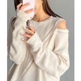 【mily bilet】秋冬もヘルシーに肌見せ！ふわもち肩見せ斜め切り替え２WA… | Classical Elf  | 詳細画像2 