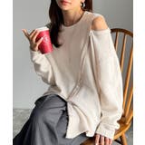 【mily bilet】秋冬もヘルシーに肌見せ！ふわもち肩見せ斜め切り替え２WA… | Classical Elf  | 詳細画像3 