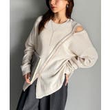 【mily bilet】秋冬もヘルシーに肌見せ！ふわもち肩見せ斜め切り替え２WA… | Classical Elf  | 詳細画像4 