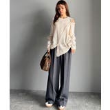 【mily bilet】秋冬もヘルシーに肌見せ！ふわもち肩見せ斜め切り替え２WA… | Classical Elf  | 詳細画像5 