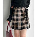 【mily bilet】旬なクラシカルムード◎巻きスカート風リボン使いチェックニ… | Classical Elf  | 詳細画像13 