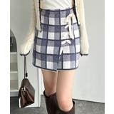 【mily bilet】旬なクラシカルムード◎巻きスカート風リボン使いチェックニ… | Classical Elf  | 詳細画像2 