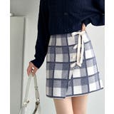 【mily bilet】旬なクラシカルムード◎巻きスカート風リボン使いチェックニ… | Classical Elf  | 詳細画像5 