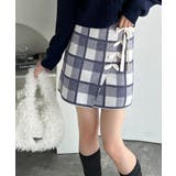 【mily bilet】旬なクラシカルムード◎巻きスカート風リボン使いチェックニ… | Classical Elf  | 詳細画像6 