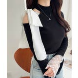 【mily bilet】大人フェミニンの主役トップス。肩シフォンリボン袖レース使… | Classical Elf  | 詳細画像9 