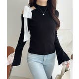 【mily bilet】大人フェミニンの主役トップス。肩シフォンリボン袖レース使… | Classical Elf  | 詳細画像15 