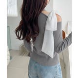 【mily bilet】大人フェミニンの主役トップス。肩シフォンリボン袖レース使… | Classical Elf  | 詳細画像17 