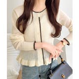 【mily bilet】これ一枚で完成、旬レイヤードスタイル。裾フリルバイカラー… | Classical Elf | 詳細画像8