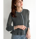 【mily bilet】これ一枚で完成、旬レイヤードスタイル。裾フリルバイカラー… | Classical Elf | 詳細画像12