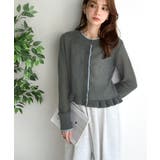 【mily bilet】これ一枚で完成、旬レイヤードスタイル。裾フリルバイカラー… | Classical Elf | 詳細画像15