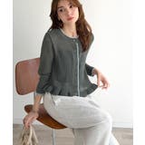 【mily bilet】これ一枚で完成、旬レイヤードスタイル。裾フリルバイカラー… | Classical Elf | 詳細画像18