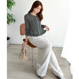 【mily bilet】これ一枚で完成、旬レイヤードスタイル。裾フリルバイカラー… | Classical Elf | 詳細画像19