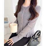 【mily bilet】これ一枚で完成、旬レイヤードスタイル。裾フリルバイカラー… | Classical Elf | 詳細画像27