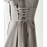 ヘルシーな肌見せが旬。肩空きリボン使いステッチ配色ワンピース | Classical Elf | 詳細画像15