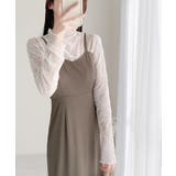 セットアップで華やかスタイル。チュールケープボレロ付きマーメイドキャミワンピース… | Classical Elf  | 詳細画像19 