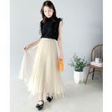 ふんわり大人フェミニン。パール使いリバーシブル2wayチュールスカート | Classical Elf | 詳細画像9