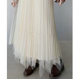 ふんわり大人フェミニン。パール使いリバーシブル2wayチュールスカート | Classical Elf | 詳細画像21