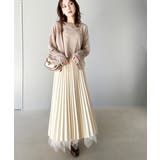 ふんわり大人フェミニン。パール使いリバーシブル2wayチュールスカート | Classical Elf | 詳細画像5