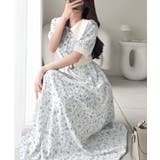 【mily bilet】トレンドのレトロガーリー♪小花柄ベルト付きビッグカラーワ… | Classical Elf | 詳細画像19