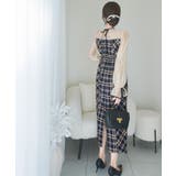 上品でフェミニン。シャイニーシアードッキングIラインチェックワンピース | Classical Elf | 詳細画像9