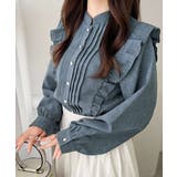 【mily bilet】女性らしさ際立つエレガントスタイル。ピンタックフリルブラ… | Classical Elf  | 詳細画像9 