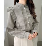 【mily bilet】女性らしさ際立つエレガントスタイル。ピンタックフリルブラ… | Classical Elf  | 詳細画像3 