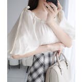 1枚でスタイリングが完成！オフショル２WAYリボン使いシャイニーシアー袖ドッキン… | Classical Elf  | 詳細画像2 