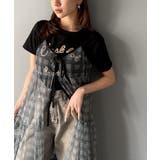 大人の甘さを引き立てる。チェックチュールフリルティアードキャミワンピース | Classical Elf | 詳細画像2
