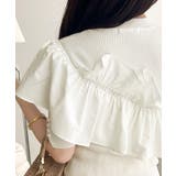 【mily bilet】大人の華やかな旬スタイル。パールボタンフリル使いサマーニ… | Classical Elf  | 詳細画像25 