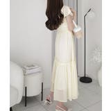 【mily bilet】今季上品に大活躍♪クロスデザイン楊柳使いフリル襟ワンピー… | Classical Elf  | 詳細画像8 