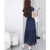 【mily bilet】今季上品に大活躍♪クロスデザイン楊柳使いフリル襟ワンピー… | Classical Elf  | 詳細画像20 