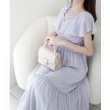 【mily bilet】今季上品に大活躍♪クロスデザイン楊柳使いフリル襟ワンピー… | Classical Elf  | 詳細画像31 