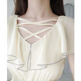 【mily bilet】今季上品に大活躍♪クロスデザイン楊柳使いフリル襟ワンピー… | Classical Elf  | 詳細画像34 