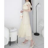 【mily bilet】今季上品に大活躍♪クロスデザイン楊柳使いフリル襟ワンピー… | Classical Elf  | 詳細画像6 