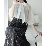 【mily bilet】透け感コーデ でつくる、映えガーリー。前後2WAY花柄シ… | Classical Elf  | 詳細画像15 