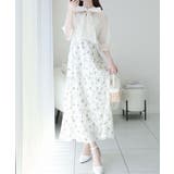 【mily bilet】透け感コーデ でつくる、映えガーリー。前後2WAY花柄シ… | Classical Elf  | 詳細画像1 