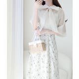 【mily bilet】透け感コーデ でつくる、映えガーリー。前後2WAY花柄シ… | Classical Elf  | 詳細画像2 