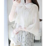 【mily bilet】透け感コーデ でつくる、映えガーリー。前後2WAY花柄シ… | Classical Elf  | 詳細画像3 